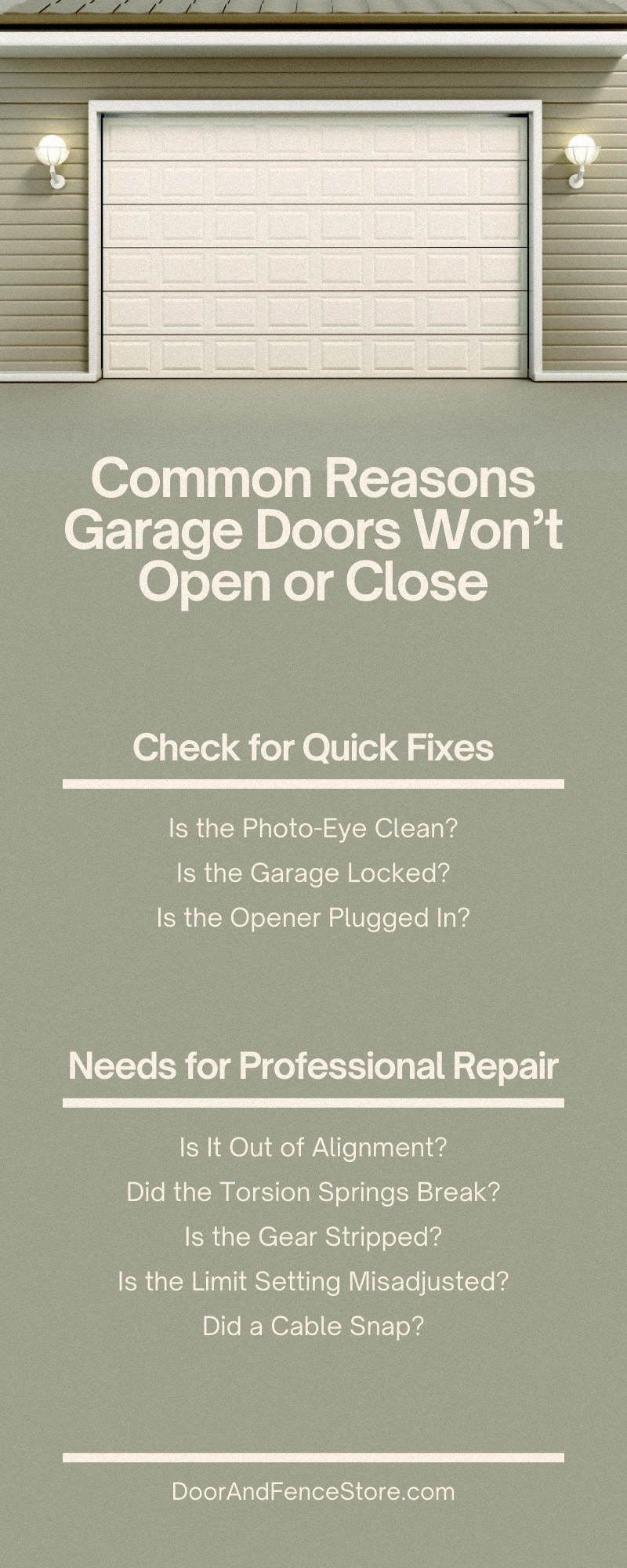 How to Diagnose a Garage Door Issue on Your Own