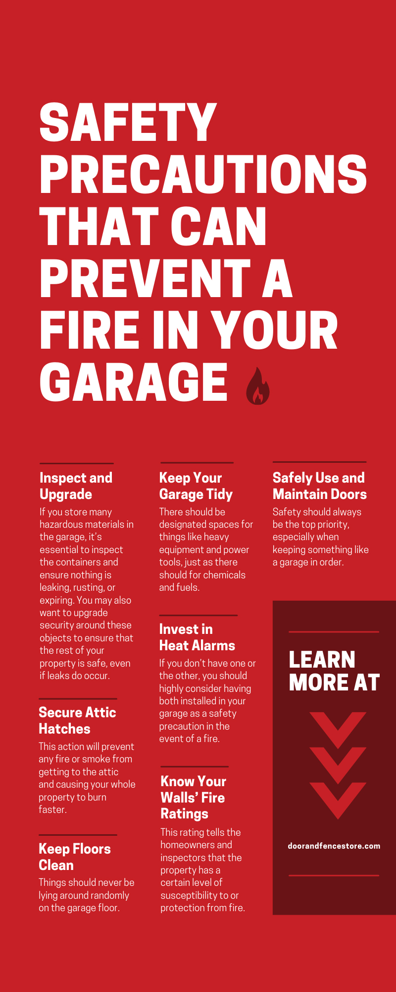 Safety Precautions That Can Prevent a Fire in Your Garage