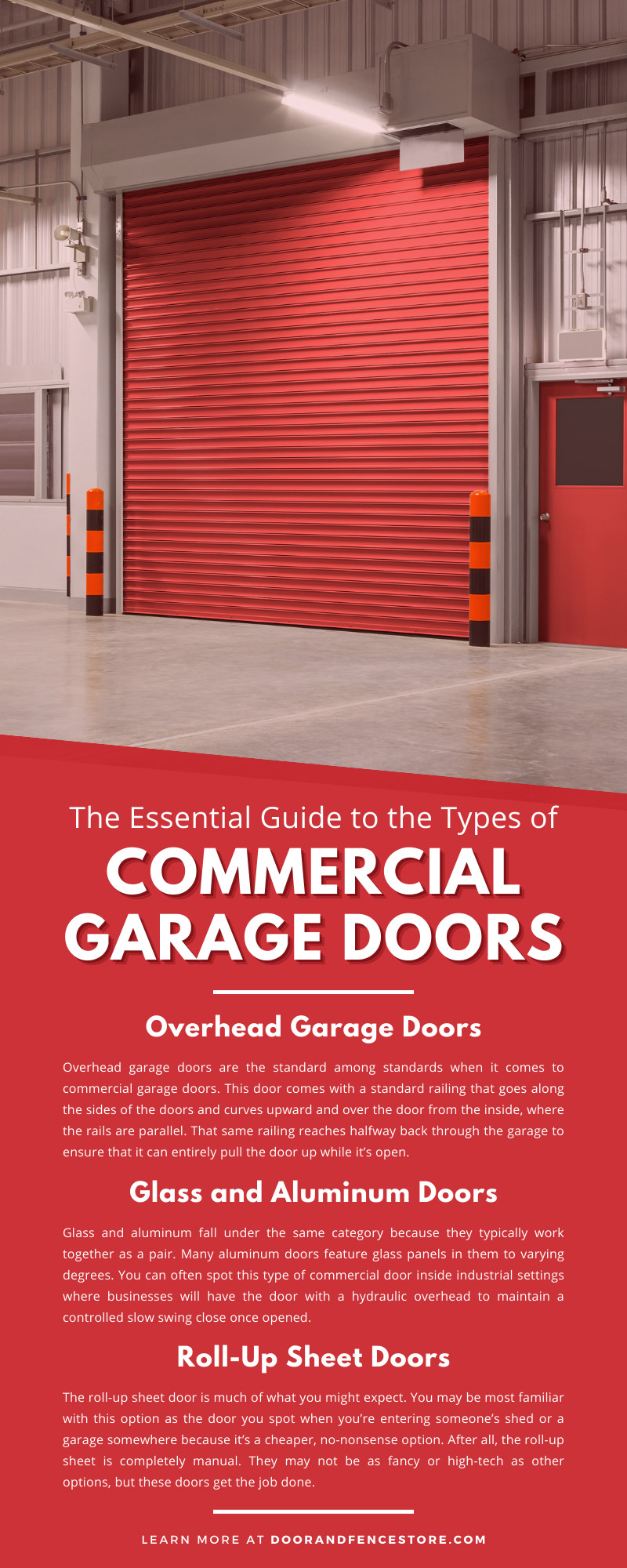 The Essential Guide to the Types of Commercial Garage Doors
