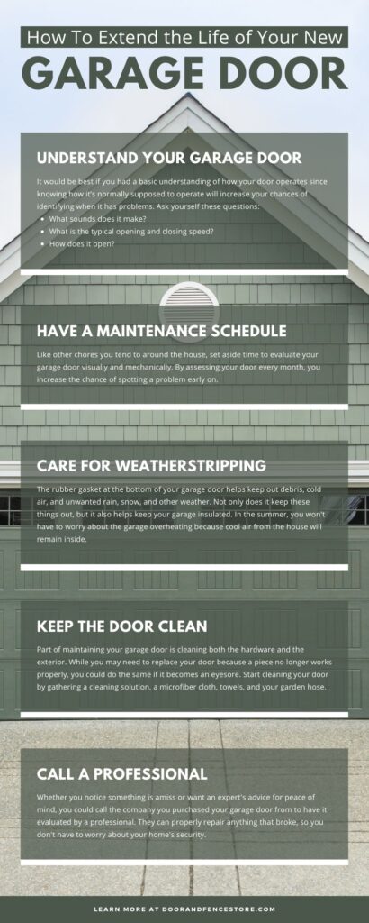 How to extent the life of your new garage door