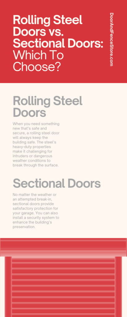 Rolling Steel Doors vs. Sectional Doors: Which To Choose?